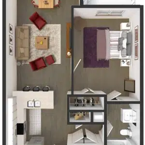 floor plan of apartment in wilmington de