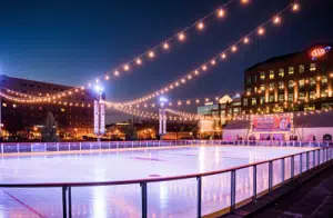 Riverfront rink near The Residences at Harlan Flats